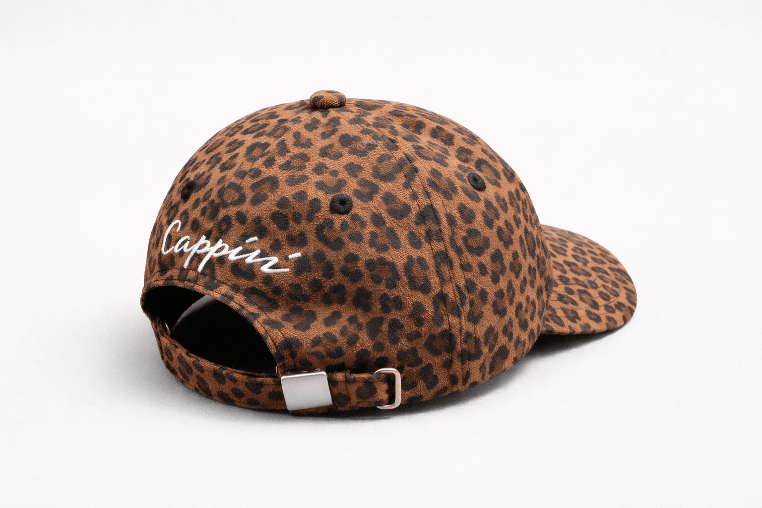 Cheetah LA Hat (Red Satin Lined) - Cappin'